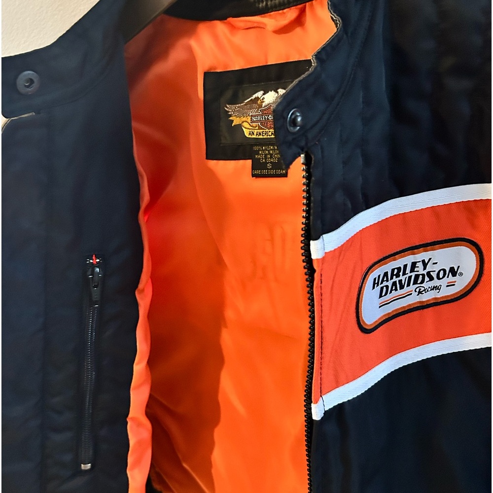 NWOT Harley Davidson Ladies Nylon Motorcycle Bike Jacket Size Small - Picture 5 of 8